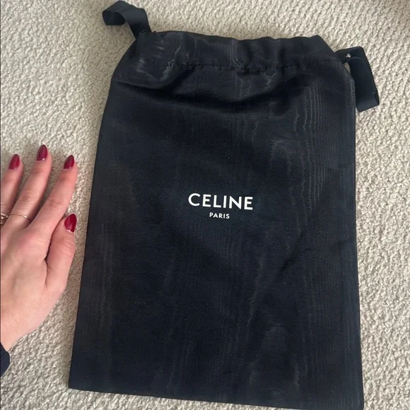 Celine Black Logo Dust Bag - Picture 2 of 2